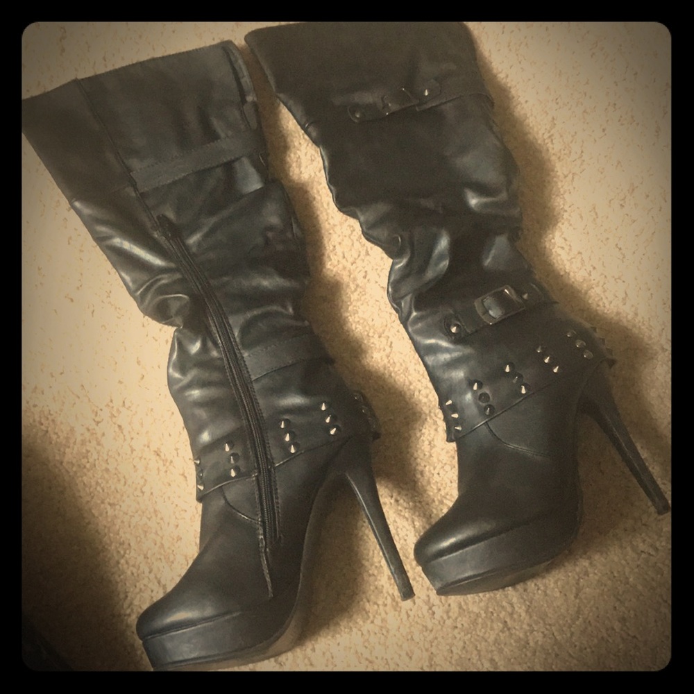 Black boots